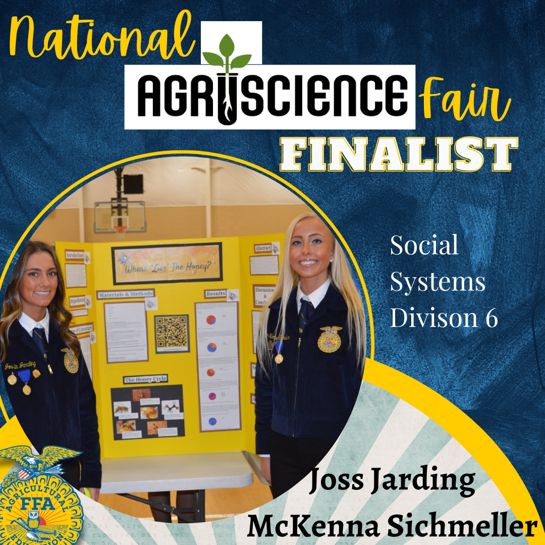 National FFA AgriScience Fair Finalists West Central FFA Chapter